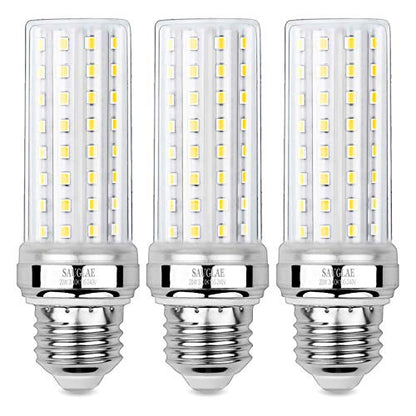 20W LED Corn Bulbs, 150W Incandescent Bulbs Equivalent, 3000K Warm White, Non-Dimmable, 2000Lm, E26 Edison Screw Light Bulbs, 3-Pack - color: Warm White E26