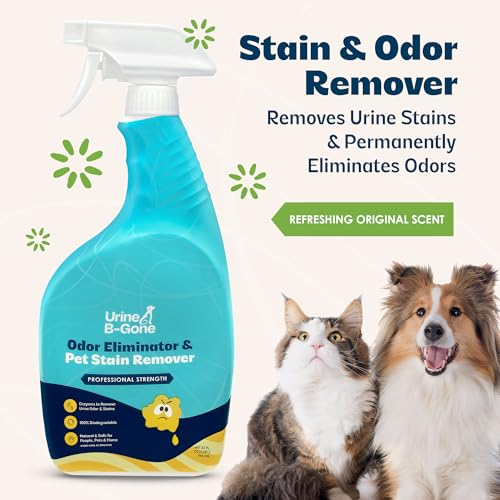 Urine B-Gone Enzyme Cleaner for Human, Cat & Dog Urine, Original, 32 oz - size: 32 Fl Oz (Pack of 1)