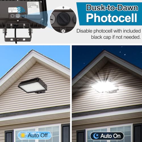 LED Flood Light 150W/100W/75W Adjustable with Trunnion Mount
