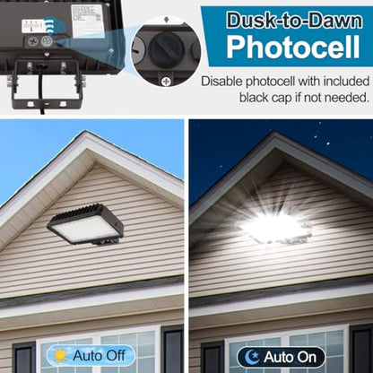 LED Flood Light 150W/100W/75W Adjustable with Trunnion Mount
