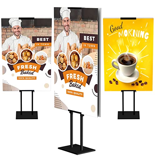 GUOHONG 2Pack Poster Stand for Display, Adjustable Floor Stand Sign Holder - size: 75 inch-2Pack