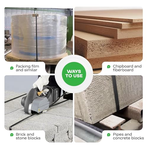 IDL Packaging 1/2" x .028" x 200' Mini Polyester (PET) Strapping Coil, 760 lbs Breaking Strength, Black - UV, Water and Rust Resistance - Flexible and Strong Packaging Banding - size: 1/2W" x 200L' (760 lbs BS)