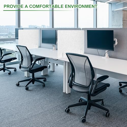 PATIKIL Desk Dividers 24" x 24",with 4Pcs Support Feet, Dark Gray Style C - color: Dark Gray Style C, size: 24" x 24"