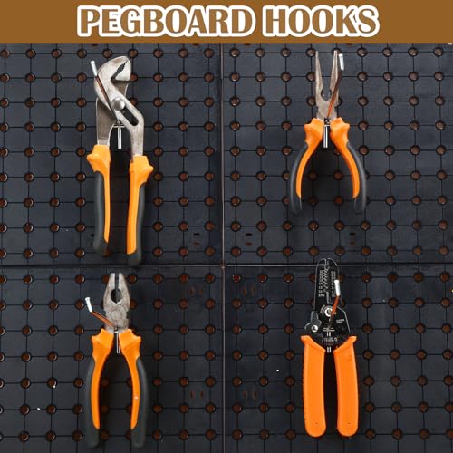 Shimeyao 100 Pcs Peg Board Hooks Stainless Steel Pegs,10 Inch,Silver - color: Silver, size: 10 Inch