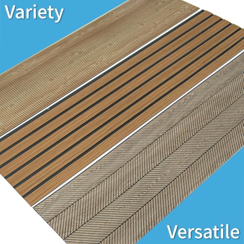 Art3d Six-Grid Design Slim Slat Wall Panel, 104 x 12 Inch, 4-Pack, Granite - color: Six-Grid Granite