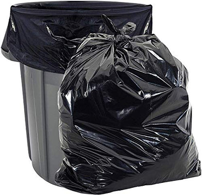 Commander 42 Gallon 3 MIL Black Heavy Duty Contractor Bags - 33" x 45" - Pack of 20 - For Contractor, Industrial, & Commercial - style: 42 Gal, 3 Mil, 20 Count