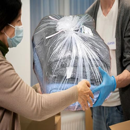 BEIDOU-PAC 33 Gallon Trash Bags, 250 Count Bulk, Heavy Duty Clear Plastic Recycling Garbage Bags, Multi-purpose Can Liners for Business Home Commercial, Industrial Contractors, Storage & Outdoor - style: 33 Gallon |250 Count(Value Pack)