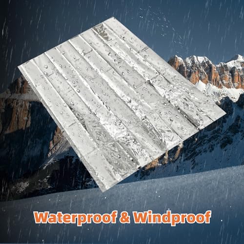 Emergency Mylar Blankets, Survival Space Blanket, 10 Pack - color: Silver-10 Pcs