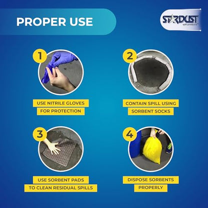 Stardust Spill Products Universal Spill Kit, OSHA Compliant, 6-Pack - size: 6 Pack
