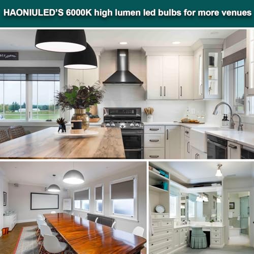 A19 LED Light Bulbs, 3670 Lumens E26 LED Bulb, 250W Equivalent, 6000K Cool Daylight White Non-Dimmable, 22-Year Lifetime, 27W Energy Saving for Home Office Garage - color: Cool Daylight White 6000k
