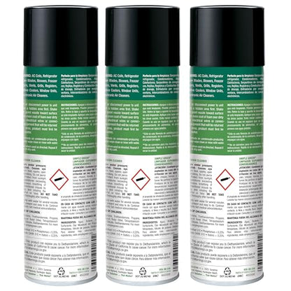 Simple Green Foaming Coil Cleaner 20oz Aerosol (Pack of 3) - size: 20 Fl Oz (Pack of 3)