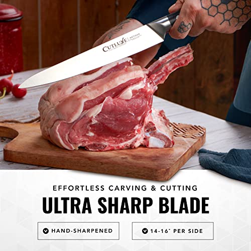 Cutluxe Kitchen Knives, 5-Piece Chef Knife Set – Razor Sharp German Steel - size: 5 Pcs Knife Set without Block