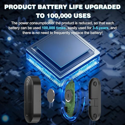 SanJie Door Chime Alarm When Open for Kids Safety, Home and Business - color: 3 Sensors + 2 Receivers Black