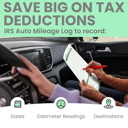 Extra Large Receipt Envelope & Receipts Organizer (Pack of 18) - Efficiently Manage Business Expenses & Log Mileage Trips - 8.5” x 11.0” Inches, Green Color- Business Ledger for Small Business - color: Green