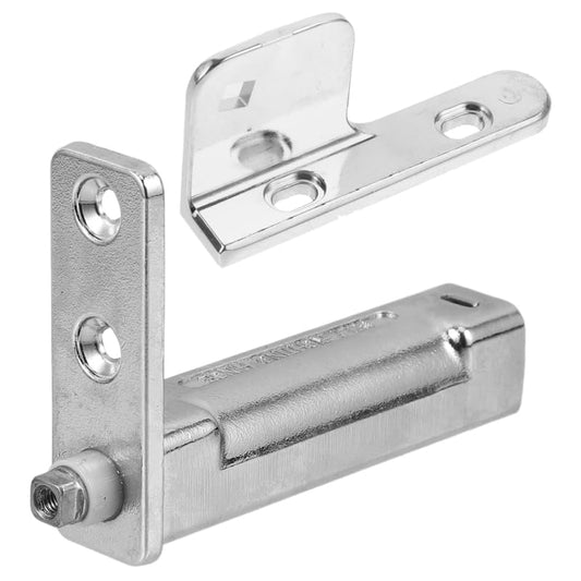 Refrigerator Door Hinge Replacement Heavy Duty Freezer Pivot Hinge Adjustable Automatic Fridge Door Closer with Easy Installation 4.44X2.83X0.98In