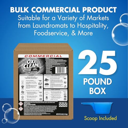 OxiClean Versatile Stain Remover Professional, 25 LB Bulk Box - size: 400 Ounce (Pack of 1)