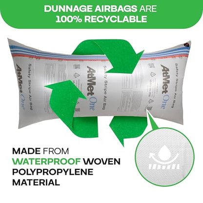Dunnage Airbags 48" x 96", Pack of 10 - USA-Made Woven PP Dunnage Bags - size: 48" X 96" Bag