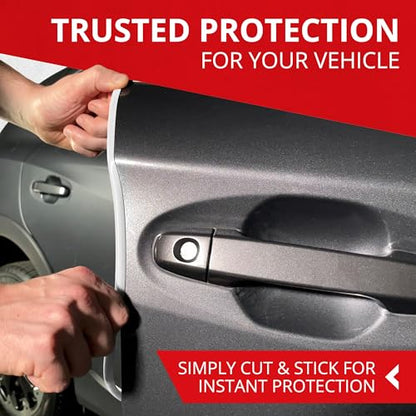 All-Fit Automotive Car Door Edge Protector Made in the USA (10 Ft - White) - color: White