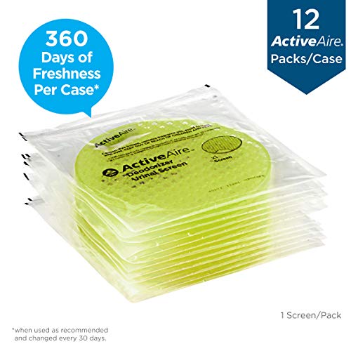 ActiveAire Deodorizer Urinal Screen by GP PRO (Georgia-Pacific), Citrus, 48275, 12 Screens Per Case Regular - style: Citrus - 12 Screens