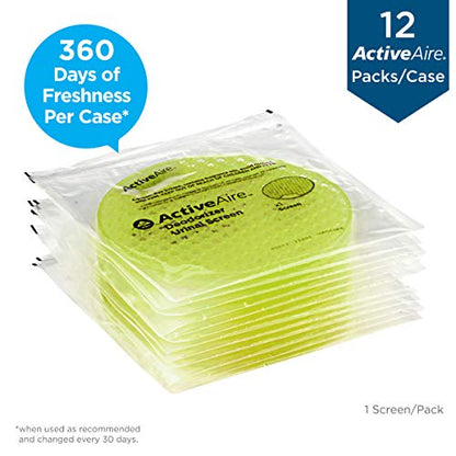 ActiveAire Deodorizer Urinal Screen by GP PRO (Georgia-Pacific), Citrus, 48275, 12 Screens Per Case Regular - style: Citrus - 12 Screens