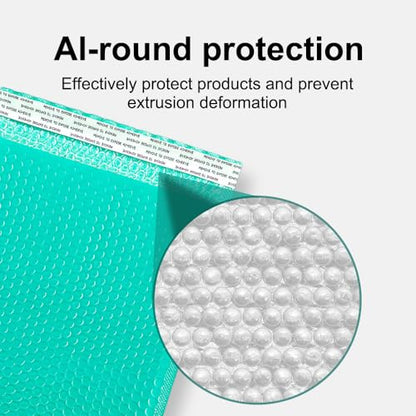 Koja Extra Thick Padded Bubble Mailers, 6x10 in, 50-Pack, Green - color: Green, size: 6 x 10" 50-Pack