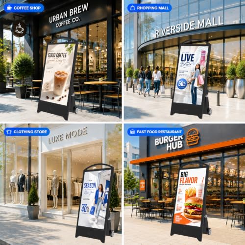 32" Outdoor LCD Digital Signage Display 2000nits with Battery