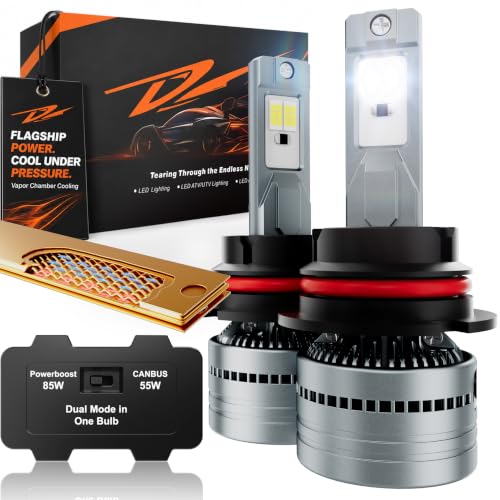 LUXSTER 9007 HB5 Dracarys 100000lm Dual Power LED Bulbs 6000K (2 Pack) - size: 9007/HB5