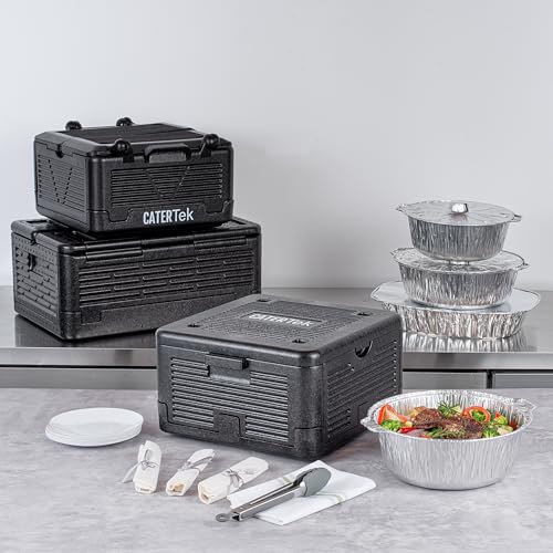 Restaurantware Black Epp Food Pan Carrier, 15 x 8.7 In - size: 14 Quart