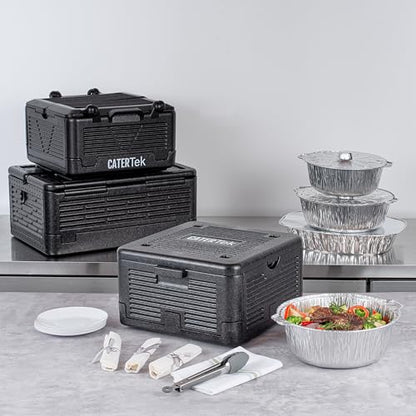 Restaurantware Black Epp Food Pan Carrier, 15 x 8.7 In - size: 14 Quart