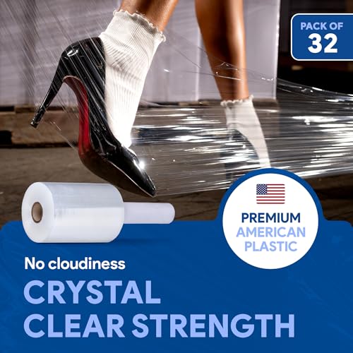 International Plastics Co. 5" Plastic Stretch Wrap with Handles - size: 32 Pack, style: 5" Products
