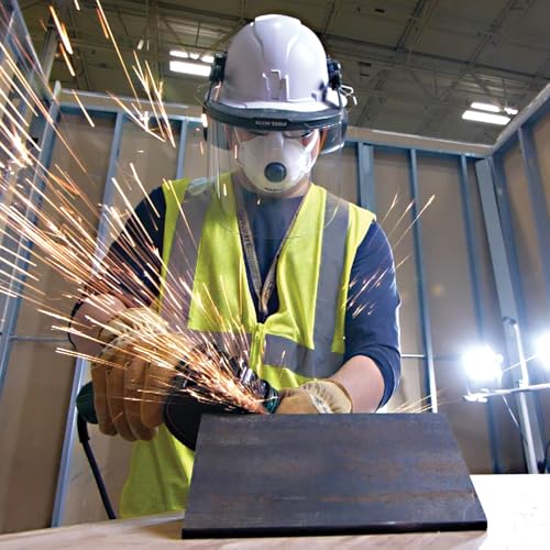 KLEIN TOOLS 60528 Full-Brim Hard Hat Face Shield, Clear, One Size - size: Full Brim Clear