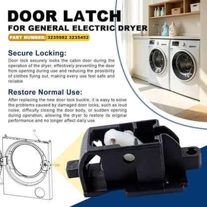 WE01X29738 Dryer Door Latch Catch Replacement Fit for GE Hotpoint Dryers