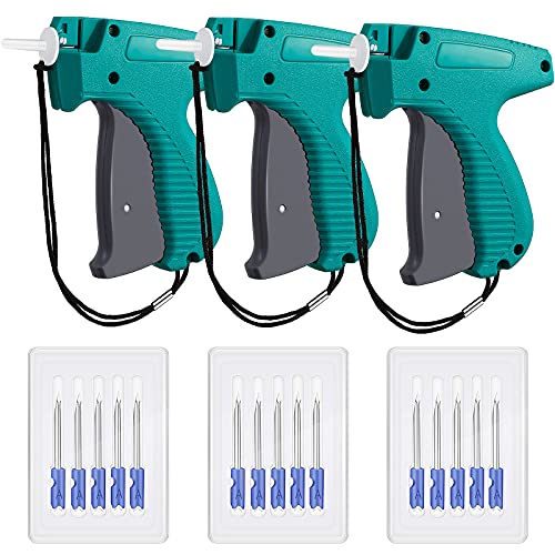 Honoson 3 Pcs Tagging Gun Applicator with 15 Steel Needles,Green - color: Green