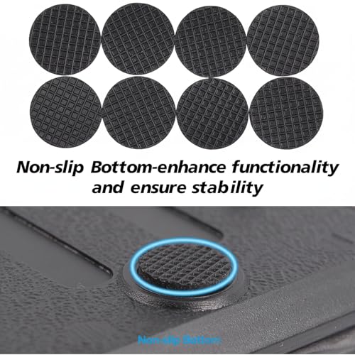 Under Desk Footrest, 4-Level Height Adjustable 12Modes Foldable Footrest - color: Black