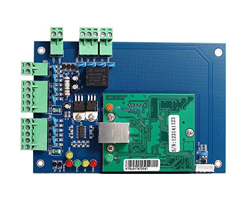 MENGQI-CONTROL TCP/IP One Door Card/Fob/PIN Code Access Control Track History Records Door Entry System Magnetic Lock Keypad Reader Metal Exit Button 110V Power Supply - style: 1Door RFID/PIN Magnetic Lock