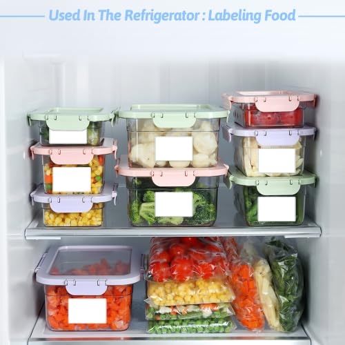 300Pcs Removable 2 inch X 3 inch Restaurant Quality Shelf Life Food Rotation Labels, Self-Adhesive Removable for Reusable Containers, Food Safety Date Sticker, Leftover Labels (2X3inchMulticolor) - style: 2X3inchMulticolor