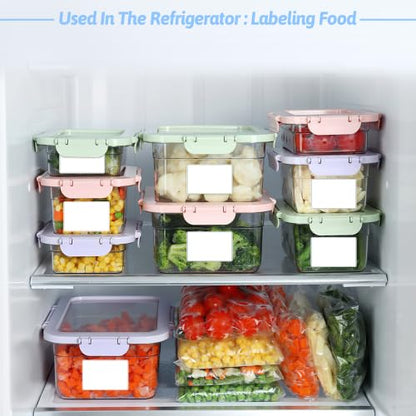 300Pcs Removable 2 inch X 3 inch Restaurant Quality Shelf Life Food Rotation Labels, Self-Adhesive Removable for Reusable Containers, Food Safety Date Sticker, Leftover Labels (2X3inchMulticolor) - style: 2X3inchMulticolor