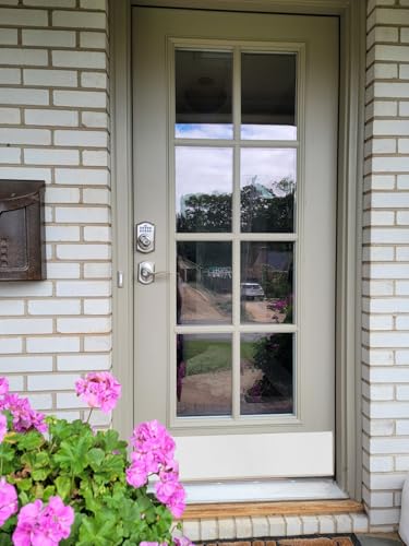 Door Metal Kick Plate 10x28 inches Aluminum Plates White - color: White, size: 28inches