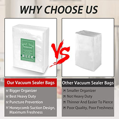 4.7" x 7.8" Vacuum Sealer Bags,Heavy Duty Pre-Cut Design Commercial Grade Food Sealable Bag for Heat Seal Food Storage,Smell Proof Bags Boilsafe to 280°F Freezable, Resizable,Reuseable (100Pcs) - size: 4.7 x 7.8 Inch 100 Pcs