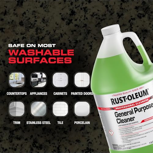Rust-Oleum Professional Cleaners General Purpose Cleaner | 1 Gallon (128oz) | Professional Strength Concentrate | 4 Pack - size: 128 Fl Oz (Pack of 4)
