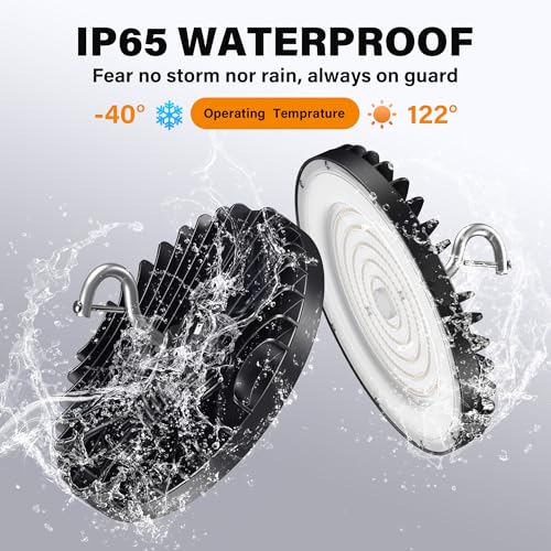 UFO Led High Bay Light 200W, 30000LM 5000K Shop Lights, 10pack