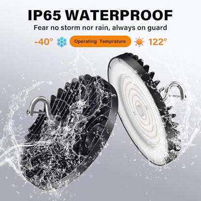 UFO Led High Bay Light 200W, 30000LM 5000K Shop Lights, 10pack