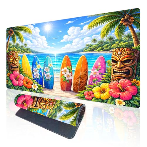 Nuxovilar Large Gaming Mouse Pad Desk Mat, 15.7x35.4 Inches Polyester - color: Mi08294