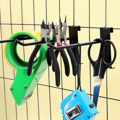 Gridwall Hooks 4 Inch, 100PC Heavy Duty Black Display Hooks for Grid Wall Panels, Grid Wall Accessory for Retail Store, Home Stroage, Garage, Trade Show - size: 4'' 100Pcs