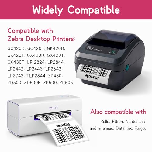 12 Rolls 4" x 3" Direct Thermal Shipping Labels for Small Business Supplies - size: 4" x 3" - 12 Rolls