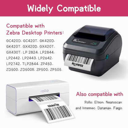 12 Rolls 4" x 3" Direct Thermal Shipping Labels for Small Business Supplies - size: 4" x 3" - 12 Rolls