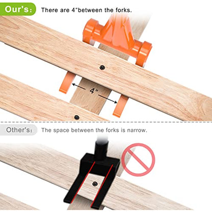 Insaga Fully Welded Pallet Buster 50''All-Steel Handle Pallet Breaker Heavy Duty Industrial Deck Board Removal Tool, Non-Slip Grip Pallet Pry Bar for Efficient and Effortless Board Removal - color: 50''- Thick 3mm Handle