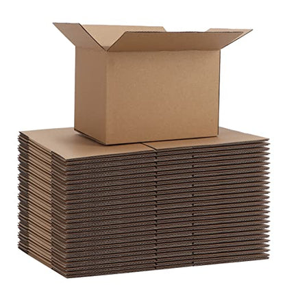 CRUGLA 40 Packs 7x5x5 Shipping Boxes, Brown Mailing Boxes - size: 7x5x5 Inch