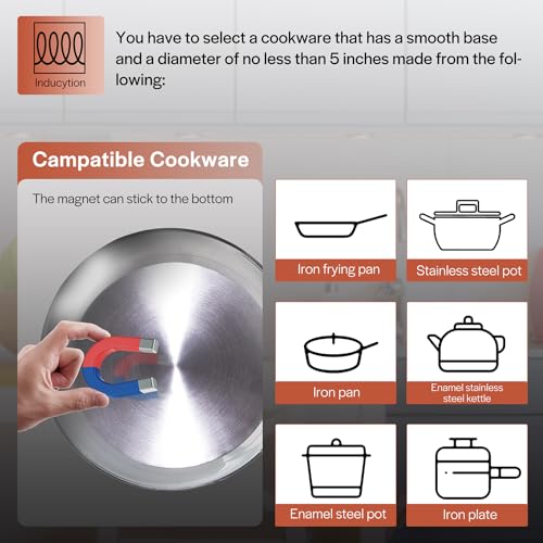 Empava Ease 24“ Induction Cooktop 4 Burner, Drop-in, Hardwired - size: 24 Inch