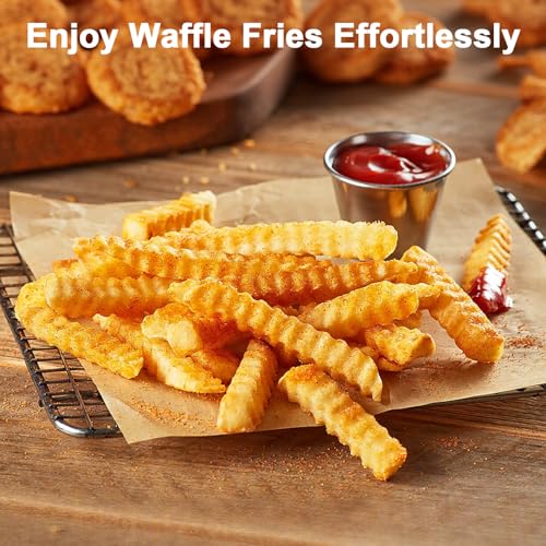 Electric Vegetable Chopper Blade Accessory, Crinkle Potato Blade, Wavy Cutter for GJ817 - size: Crinkle Blade Accessory